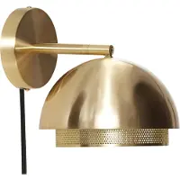Hubsch Edge Wandlamp Messing