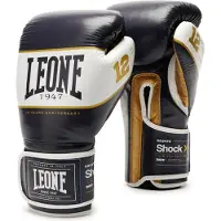 Leone1947 Shock X Artificial Leather Boxing Gloves Blauw 16 oz