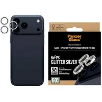 PanzerGlass Hoops Glitter iPhone 17 Pro / iPhone 17 Pro Max Cameralens Protector Zilver