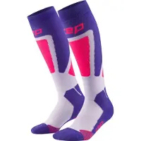 Cep Ski Thermo Socks Tall 4.0, skisokken, dames, paars