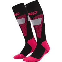 Cep Ski Merino Socks Tall 3.0, skisokken, dames, pink