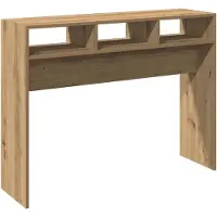 vidaXL Wandtafel 105x30x80 cm bewerkt hout artisanaal eikenkleur