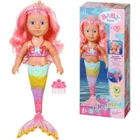 Baby Born Little Sister Zeemeermin Roze - Babypop 46 cm