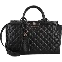 GUESS Handtas 'Idra Girlfriend Satchel' zwart