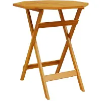 vidaXL Tuintafel inklapbaar Ø70x75 cm massief acaciahout