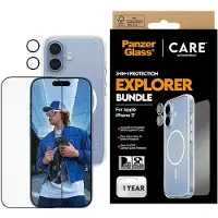 PanzerGlass , Hoesje geschikt voor iPhone 17 - 3-in-1 Set Flagship Series, Transparant