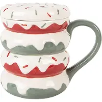 Clayre & Eef Mok 450 ml Wit Keramiek