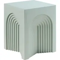 En.casa Bijzettafel Elverumn mdf 45x35x35 cm groen mat []
