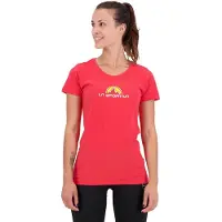La Sportiva Footstep T-shirt Met Korte Mouwen Rood L Vrouw