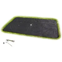 Exit Groundlevel Trampoline Afdekhoes 244x366cm - Trampoline Beschermhoes - Weerbestendig - Rechthoekig - Afdekzeil