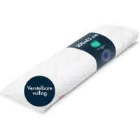 Blumtal Zijslaper Kussen 45 x 200 cm - Oeko-TEX gecertificeerd Borstvoedingskussen - Zwangerschapskussen met aanpasbare vulling - Comfortkussen voor Volwassenen - Zijslaper Kussen - Lichaamskussen