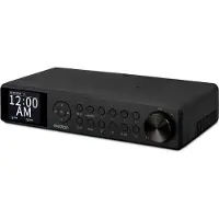 Medion P66750 Keuken onderbouwradio (DAB+ keukenradio, PLL FM radio, dimbaar TFT kleurendisplay, kookwekker, Bluetooth, LED strip, incl. bevestigingsmateriaal) grijs