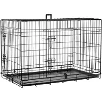 Karlie bench 2 deuren - 93x57x62 cm zwart