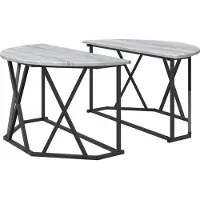 vidaXL Salontafel Grijs Sonoma 80 x 80 x 42 cm