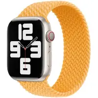 Apple Gevlochten solobandje voor de Watch | 38/40/41/42 mm - Maat 5 - Maize