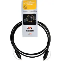Meliconi 497202 audio kabel 1,5 m TOSLINK Zwart