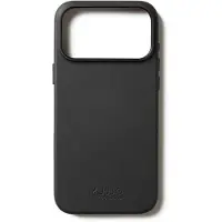 Mujjo Full Leather iPhone 17 Pro Max Hoesje Zwart