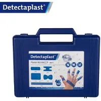 Detectaplast Pleister koffer HACCP met elastische blauwe pleisters