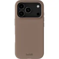 Holdit Silicone Case voor de Apple iPhone 17 Pro Max - Mocha Brown