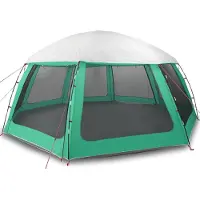 vidaXL Zwembadtent uitneembare buiten- gaaswanden 612x612 cm zeegroen