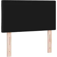 vidaXL Hoofdbord Zwart 80 cm Stof