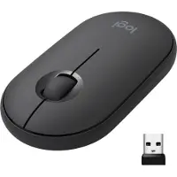 Logitech Pebble M350 - Draadloze Muis - Bluetooth - Zwart