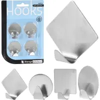 Koopman RVS Haakjes 4 Stuks Assorti