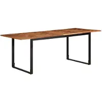 vidaXL Eettafel 200x100x75 cm massief acaciahout