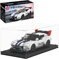 Mould King 27011 Speed Models - Dodge Viper - 388 onderdelen en vitrine - Past op bekende merken - bouwdoos