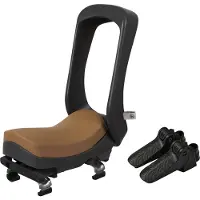 Urban iKi Junior fietszitje - Dragermontage - Bincho Black/ Kurumi Brown