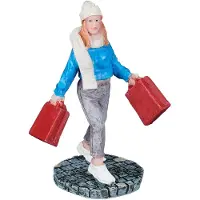 Luville Shopping woman l5,5xw3,5xh6,5 cm