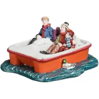 Luville Molendam Familie op paddle boot | 9,5 x 8,5 x 5 cm