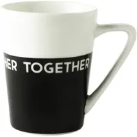 Dutch rose Zwart-Wit Beker Together 31 cl