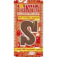 Tony's Chocolonely - Chocoladeletter Melk Karamel zeezout | 15 x 180 gram
