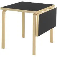 Artek Aalto Dl81c Tafel Verlengbaar Zwart - Eettafels & bartafels Linoleum Black - 28306083