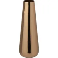 J-Line vaas - aluminium - goud - small - 40 cm hoog