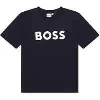 BOSS Shirt navy / wit