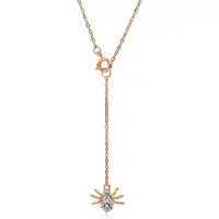 Cilla Jewels ketting Spider rosegoud Verguld