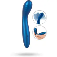 Sweet Smile Smile - flexibele G-spot vibrator - blauw