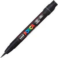 Posca acrylmarker - brushpunt PCF-350 - 1-10 mm - goud