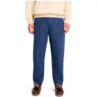 Timberland - Claremont Herringbone Pleated Chino Pant - Vrijetijdsbroek 32, blauw