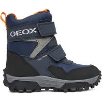 Geox Himalaya Kinderschuhe Stiefel Wasserdicht Klettschuh Blau Freizeit