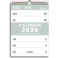 De Hobbit A4 Spiraalkalender 2026 Groen
