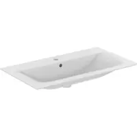 Ideal standard Connect Air - Meubelwastafel 84x16x46 cm, met overloop, met kraangat, wit E027901