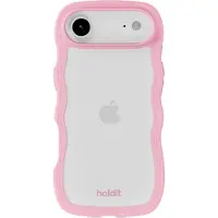 Holdit Wavy Case voor de Apple iPhone Air - Transparent / Pink