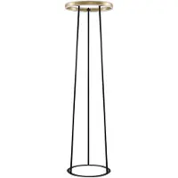 LUCANDE Vloerlampe , Seppe, dimbare, Zwart, Woonkamer, Metaal, Designer