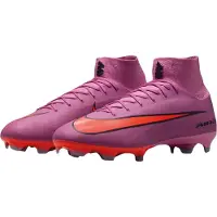 Nike Zoom Mercurial Superfly 10 Pro Gras Voetbalschoenen (FG) Roze Felrood Lichtblauw