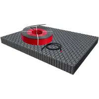 E-Heat DECO-ontkoppelingsmat Aanvulsets incl. kabel 1,50 m² oppervlak - 1,00 m² verwarmd, 150 W