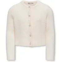 ONLY GIRLS Gebreid vest 'KOGPiumo' wit