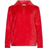 Rebelle Rode fleece trui | Maat 38